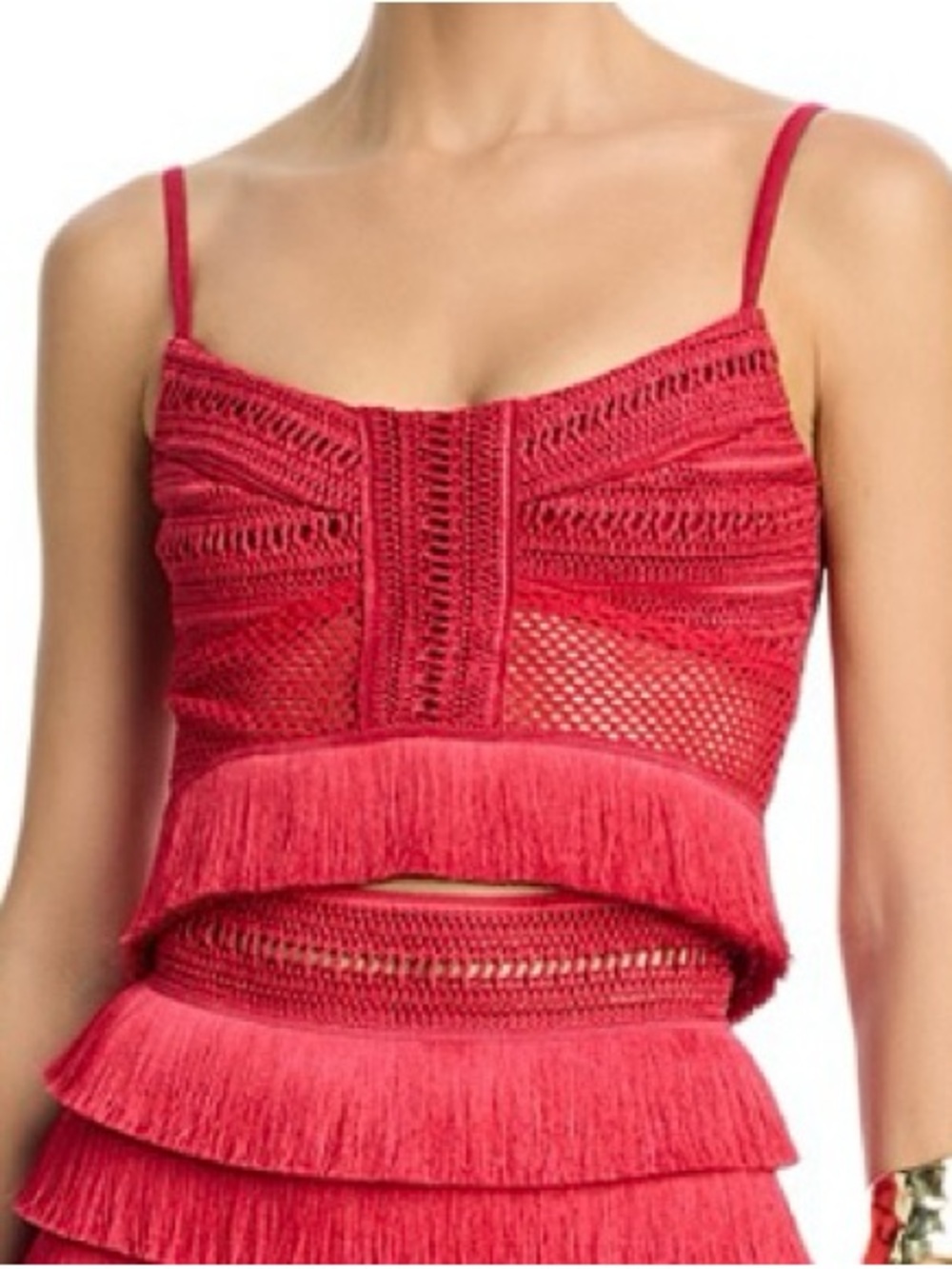 RPATBO the Radiant Fringe Crochet Crop Top - Women🌸